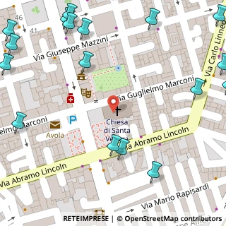 Mappa Piazza Teatro, 96012 Avola SR, Italia (0.1305)