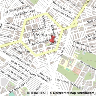 Mappa Via Guglielmo Marconi,  26, 96012 Avola, Siracusa (Sicilia)