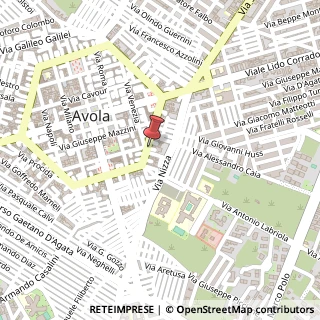 Mappa Via Linneo, 47, 96012 Avola, Siracusa (Sicilia)