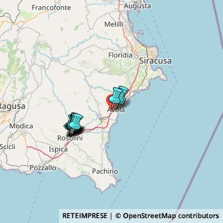 Mappa Contrada Risicone Circonvallazione di Avola Centro Commerciale Il Giardino, 96012 Avola SR, Italia (13.46615)
