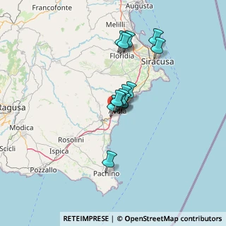 Mappa Contrada Risicone Circonvallazione di Avola Centro Commerciale Il Giardino, 96012 Avola SR, Italia (10.67929)