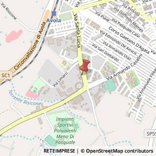 Mappa Via Santa Lucia, 78, 96012 Avola, Siracusa (Sicilia)
