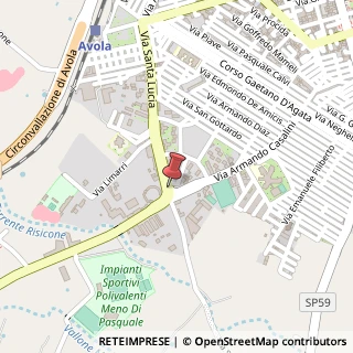 Mappa Strada Statale 115, 96012 Avola SR, Italia, 96012 Avola, Siracusa (Sicilia)