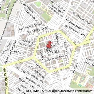 Mappa Via Milano, 80, 96012 Avola, Siracusa (Sicilia)