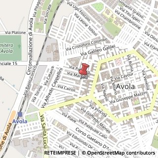 Mappa Via Ruggero Settimo, 26, 96012 Avola, Siracusa (Sicilia)