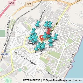 Mappa Piazza Trieste, 96012 Avola SR, Italia (0.2875)