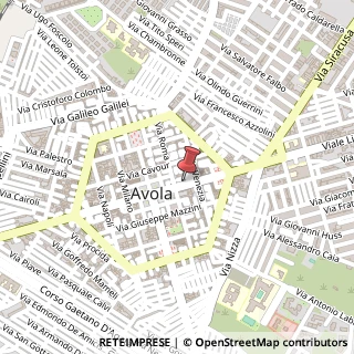 Mappa Corso Vittorio Emanuele, 192 Bis, 96012 Avola, Siracusa (Sicilia)