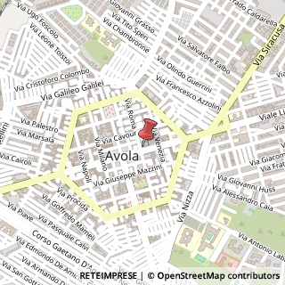 Mappa Corso Vittorio Emanuele, 182, 96012 Avola, Siracusa (Sicilia)
