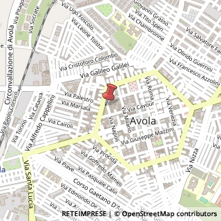 Mappa Via Napoli, 56, 96012 Avola, Siracusa (Sicilia)