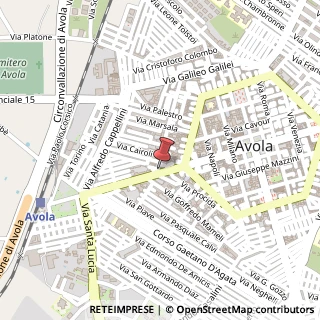 Mappa Corso Vittorio Emanuele,  90, 96017 Avola, Siracusa (Sicilia)