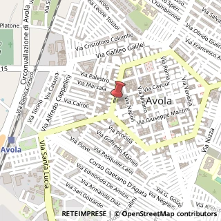 Mappa Via Manzoni, 5, 96012 Avola, Siracusa (Sicilia)