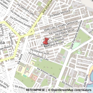 Mappa Via Fratelli Rosselli, 1, 96012 Avola, Siracusa (Sicilia)