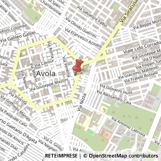 Mappa Via Giuseppe Mazzini, 7, 96012 Avola, Siracusa (Sicilia)
