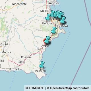 Mappa Via Fratelli Rosselli, 96012 Avola SR, Italia (17.6835)