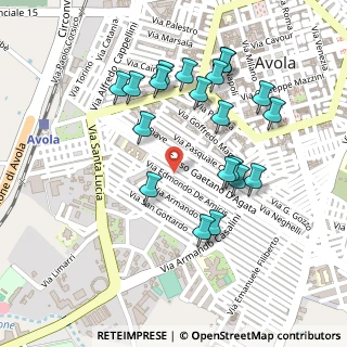 Mappa Via Antonio Locatelli, 96012 Avola SR, Italia (0.269)