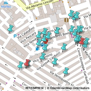 Mappa Piazza Filippo Corridoni, 96012 Avola SR, Italia (0.075)