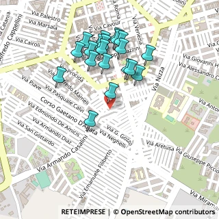 Mappa Piazza Filippo Corridoni, 96012 Avola SR, Italia (0.2635)