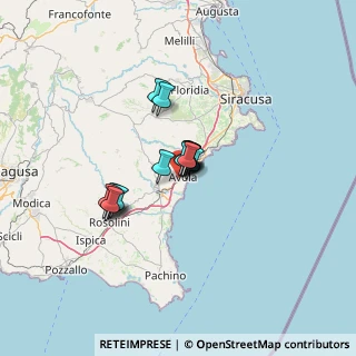 Mappa Via Livorno, 96012 Avola SR, Italia (8.75467)