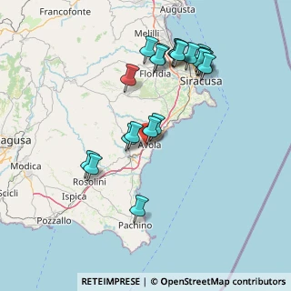 Mappa Via Livorno, 96012 Avola SR, Italia (17.556)