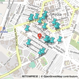 Mappa Via Malta, 96012 Avola SR, Italia (0.2455)