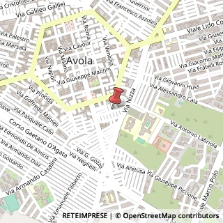 Mappa Via Mario Rapisardi, 7, 96012 Avola, Siracusa (Sicilia)