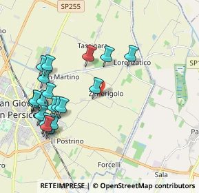 Mappa Via Zenerigolo, 40017 San Giovanni in Persiceto BO, Italia (2.179)