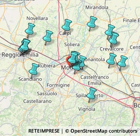 Mappa Via Lazzaro Spallanzani, 41124 Modena MO, Italia (15.394)