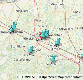 Mappa Via Lazzaro Spallanzani, 41124 Modena MO, Italia (26.66684)