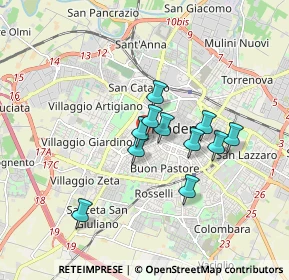 Mappa Via Lazzaro Spallanzani, 41124 Modena MO, Italia (1.32818)