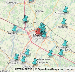 Mappa Via Lazzaro Spallanzani, 41124 Modena MO, Italia (8.1845)