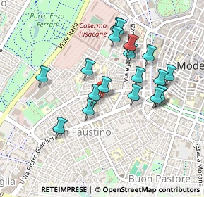 Mappa Via Lazzaro Spallanzani, 41124 Modena MO, Italia (0.435)