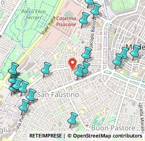 Mappa Via Lazzaro Spallanzani, 41124 Modena MO, Italia (0.6765)