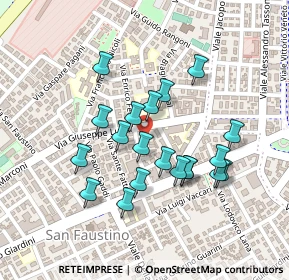 Mappa Via Lazzaro Spallanzani, 41124 Modena MO, Italia (0.199)