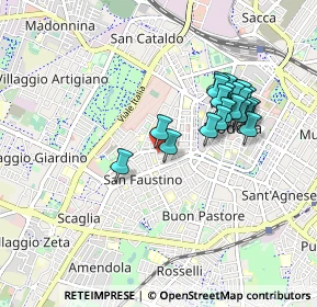 Mappa Via Lazzaro Spallanzani, 41124 Modena MO, Italia (0.827)