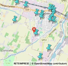Mappa Via Antonio Caponnetto, 42122 Rubiera RE, Italia (1.25333)