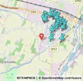 Mappa Via Antonio Caponnetto, 42122 Rubiera RE, Italia (0.9455)