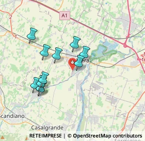 Mappa Via Antonio Caponnetto, 42122 Rubiera RE, Italia (3.37455)