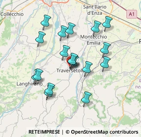 Mappa Via Brozzi R., 43029 Traversetolo PR, Italia (6.54222)
