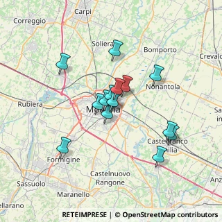 Mappa Via M. Bonacini, 41122 Modena MO, Italia (5.69857)
