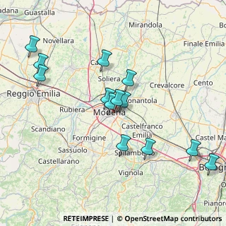 Mappa Via M. Bonacini, 41122 Modena MO, Italia (15.70385)