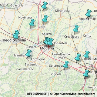 Mappa Via M. Bonacini, 41122 Modena MO, Italia (19.48765)