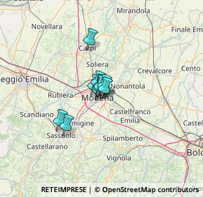 Mappa Via M. Bonacini, 41122 Modena MO, Italia (5.75545)