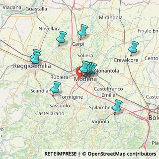 Mappa Via Edoardo Corsini, 41126 Modena MO, Italia (13.46273)
