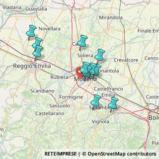 Mappa Via Edoardo Corsini, 41126 Modena MO, Italia (12.96727)