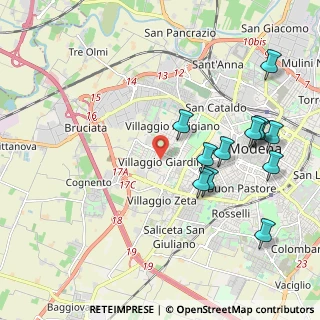 Mappa Via Edoardo Corsini, 41126 Modena MO, Italia (2.265)