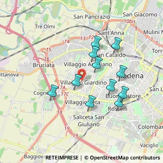 Mappa Via Edoardo Corsini, 41126 Modena MO, Italia (1.69)