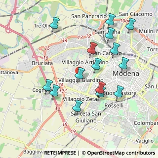 Mappa Via Edoardo Corsini, 41126 Modena MO, Italia (2.04067)