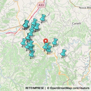 Mappa Via Trezzo Tinella, 12050 Rocchetta Belbo CN, Italia (7.147)