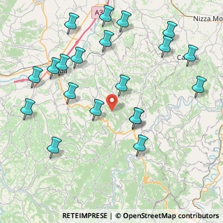Mappa Via Trezzo Tinella, 12050 Rocchetta Belbo CN, Italia (9.897)