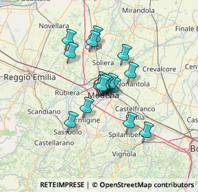 Mappa Strada San Faustino, 41124 Modena MO, Italia (9.01765)